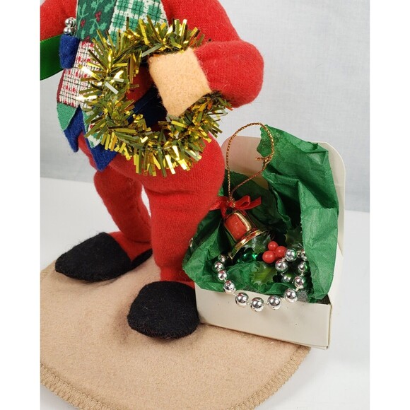 Annalee Doll 1997 Trim Time Santa 9"  Christmas Holiday Decoration - Picture 5 of 16